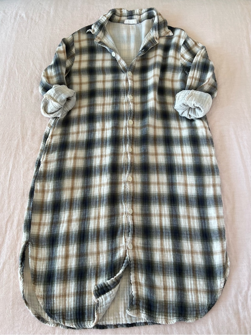 CP Shades Harper Dress in Double Cotton Plaid